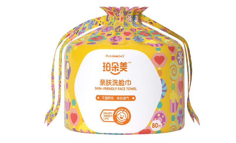 珀朵美親膚綿柔巾 80抽